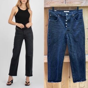 Levi’s Ribcage Straight Ankle - Feelin’ Cagey High Rise Button Fly Jeans